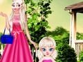 Oyunu Anne Elsa ve bebek fotoğraf çekimi  çevrimiçi