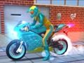 Oyunu Kahraman Stunt Örümcek Motosiklet Simülatörü 3D çevrimiçi
