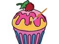 Oyunu Lezzetli Cupcake Boyama çevrimiçi