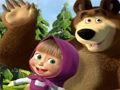Oyunu Masha ve Bear Spot Fark  çevrimiçi
