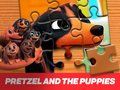 Oyunu Pretzel ve köpek yavruları Yapboz  çevrimiçi