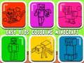 Oyunu Kolay Çocuklar Minecraft Boyama  çevrimiçi