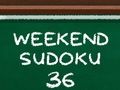 Oyunu Hafta Sonu Sudoku 36  çevrimiçi