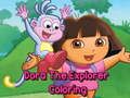 Oyunu Dora Kaşif Boyama  çevrimiçi