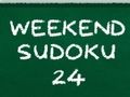 Oyunu Hafta Sonu Sudoku 24  çevrimiçi