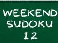 Oyunu Hafta Sonu Sudoku 12  çevrimiçi