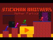 Oyunu Çöp Adam Kardeşler Nether Parkour  çevrimiçi