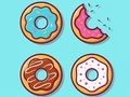 Oyunu Boyama Kitabı: Donutlar  çevrimiçi