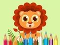 Oyunu Boyama Kitabı: Bebek Aslan  çevrimiçi