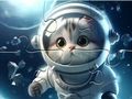 Oyunu Yapboz: Astronot-Kedi  çevrimiçi