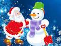 Oyunu Noel Baba ve Kardan Adam Yapboz  çevrimiçi