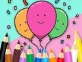 Oyunu Boyama Kitabı: Kutlama-Balonlar  çevrimiçi