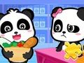 Oyunu Yapboz: Bebek Panda Süpermarket  çevrimiçi