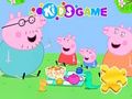 Oyunu Yapboz: Peppa Domuz Ailesi Pikniği  çevrimiçi