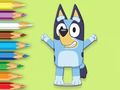 Oyunu Boyama Kitabı: Mutlu Bluey  çevrimiçi