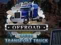 Oyunu Offroad Kargo Taşıma Kamyonu  çevrimiçi