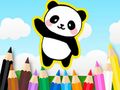 Oyunu Boyama Kitabı: Sevimli Panda  çevrimiçi