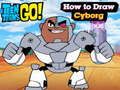 Oyunu Genç Titanlar Gidiyor! Cyborg Nasıl Çizilir  çevrimiçi