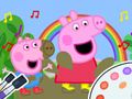 Oyunu Boyama Kitabı: Peppa Pig Çamurlu Komik  çevrimiçi