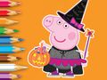 Oyunu Boyama Kitabı: Peppa Domuz Cadılar Bayramı  çevrimiçi