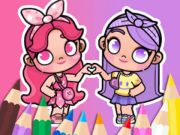 Oyunu Boyama Kitabı: Avatar Dünyasında BFF  çevrimiçi