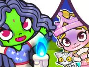 Oyunu Yapboz Bulmaca: Elphaba ve Glinda  çevrimiçi