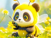 Oyunu Jigsaw Bulmaca: Panda Bee  çevrimiçi
