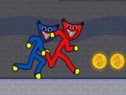 Oyunu Stickman Huggy Party Duo çevrimiçi
