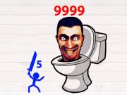 Oyunu Stickman Kahraman Skibidi Tower savunması  çevrimiçi