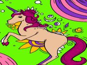 Oyunu Büyülü Unicorn Boyama Sayfaları  çevrimiçi