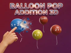 Oyunu Balloon Pop Addition 3D çevrimiçi