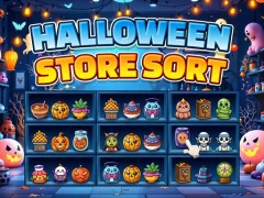 Oyunu Halloween Store Sort çevrimiçi