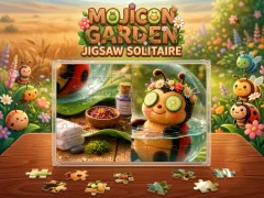 Oyunu Mojicon Garden Jigsaw Solitaire! çevrimiçi