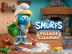 Oyunu The Smurfs Village Cleaning çevrimiçi