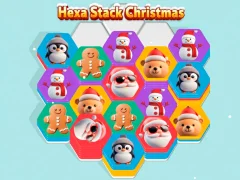Oyunu Hexa Stack Christmas çevrimiçi