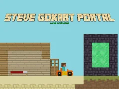 Oyunu Steve GoKart Portal çevrimiçi