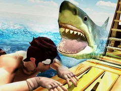 Oyunu Raft Angry Shark Hunting çevrimiçi