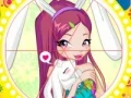 Oyunu Winx bunny style: Round Puzzle çevrimiçi