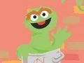 Oyunu 123 Sesame Street: Oscar's Trash Launch çevrimiçi