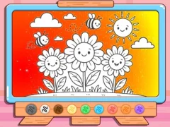 Oyunu Coloring Book: Happy Flower çevrimiçi