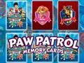 Oyunu Paw Patrol Memory Cards çevrimiçi