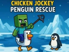 Oyunu Chicken Jockey: Penguin Rescue çevrimiçi