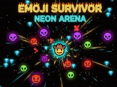 Oyunu Emoji Survivor - Neon Arena çevrimiçi