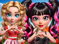 Oyunu Vibrant Hearts Glamour vs Punk çevrimiçi
