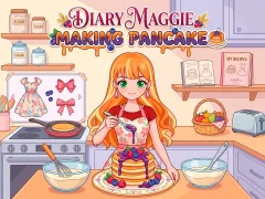 Oyunu Diary Maggie Making Pancake çevrimiçi