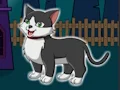 Oyunu Halloween Smiley Cat Escape çevrimiçi