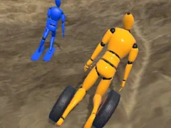 Oyunu Ragdoll Racing: Extreme Downhill çevrimiçi