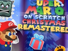 Oyunu Super Mario on Scratch Christmas Remastered çevrimiçi