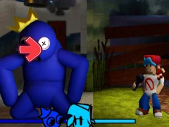 Oyunu FNF vs Rainbow Friends çevrimiçi