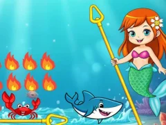 Oyunu Princess vs Shark çevrimiçi